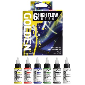 Golden High Flow Acrylics 6 x 1oz Set Intro