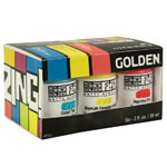 Golden SoFlat Matte Acrylic Zing 6-Color Set
