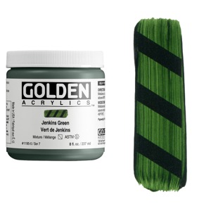 Golden Acrylics Heavy Body 8oz Jenkins Green
