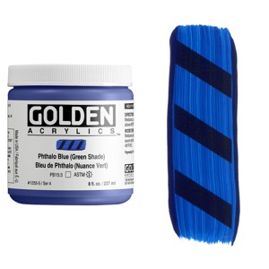 Golden Acrylics Heavy Body 8oz Phthalo Blue (Green Shade)