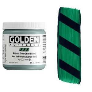Golden Acrylics Heavy Body 8oz Phthalo Green (Blue Shade)