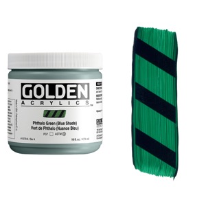 Golden Acrylics Heavy Body 16oz Phthalo Green (Blue Shade)