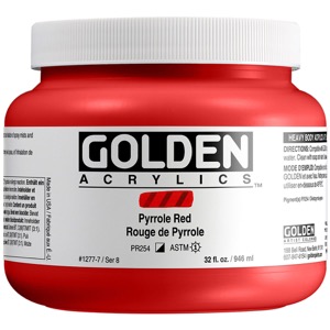 GOLDEN 32oz PYRROLE RED