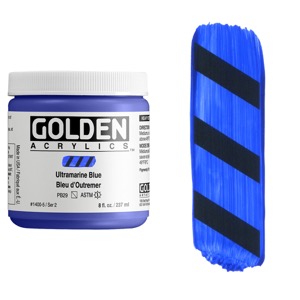 Golden Acrylics Heavy Body 8oz Ultramarine Blue