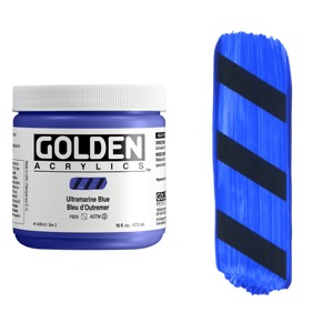 Golden Acrylics Heavy Body 16oz Ultramarine Blue