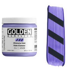 Golden Acrylics Heavy Body 8oz Ultramarine Violet