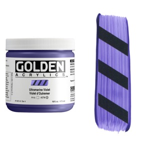 Golden Acrylics Heavy Body 16oz Ultramarine Violet