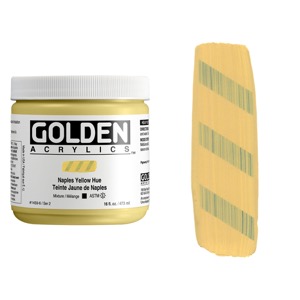 Golden Acrylics Heavy Body 16oz Naples Yellow Hue