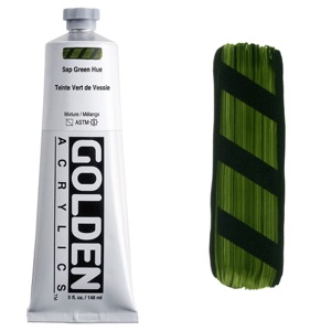 Golden Acrylics Heavy Body 5 oz Sap Green Hue