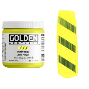 Golden Acrylics Heavy Body 8oz Primary Yellow