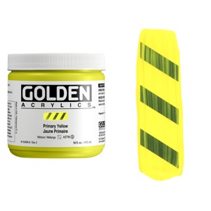 Golden Acrylics Heavy Body 16oz Primary Yellow