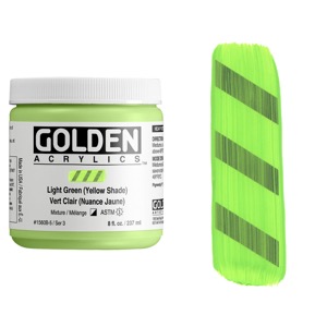 Golden Acrylics Heavy Body 8oz Light Green (Yellow Shade)