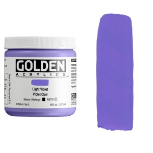 Golden Acrylics Heavy Body 8oz Light Violet