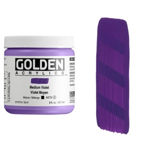Golden Acrylics Heavy Body 8oz Medium Violet