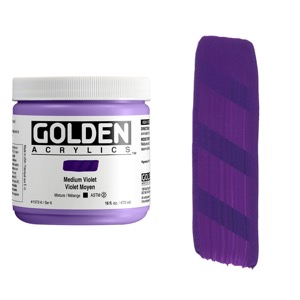 Golden Acrylics Heavy Body 16oz Medium Violet