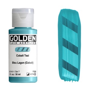 Golden Fluid Acrylics  1oz Cobalt Teal