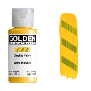 Golden Fluid Acrylics 1oz Diarylide Yellow