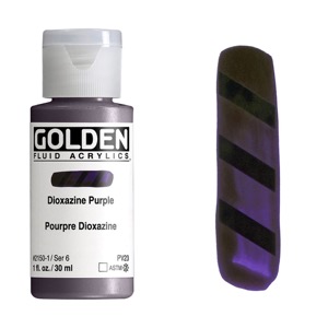 Golden Fluid Acrylics 1oz Dioxazine Purple