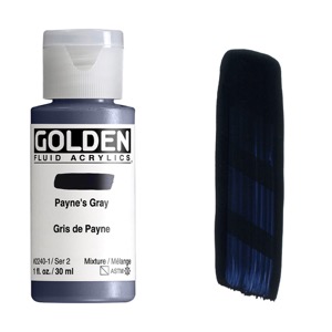 Golden Fluid Acrylics 1oz Payne's Gray