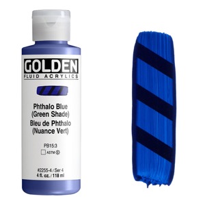 Golden Fluid Acrylics 4oz Phthalo Blue (Green Shade)