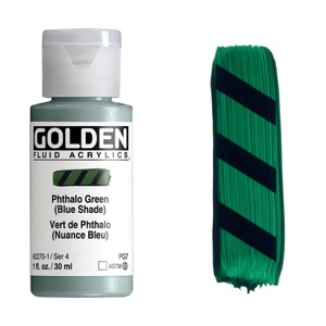 Golden Fluid Acrylics 1oz Phthalo Green (Blue Shade)