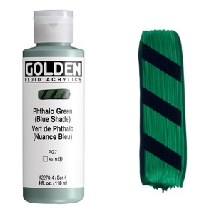 Golden Fluid Acrylics 4oz Phthalo Green (Blue Shade)