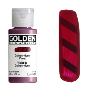 Golden Fluid Acrylics 1oz Quinacridone Violet