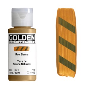Golden Fluid Acrylics 1oz Raw Sienna