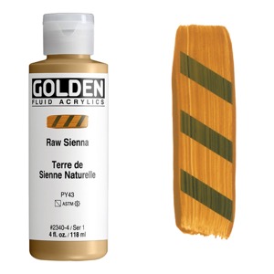 Golden Fluid Acrylics 4oz Raw Sienna