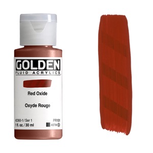 Golden Fluid Acrylics 1oz Red Oxide