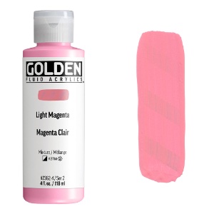 Golden Fluid Acrylics 4oz Light Magenta