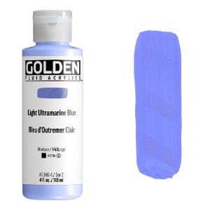 Golden Fluid Acrylics 4oz Light Ultramarine Blue
