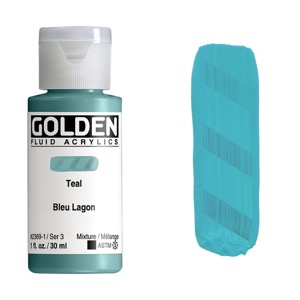 Golden Fluid Acrylics 1oz Teal