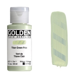 Golden Fluid Acrylics 1oz Titan Green Pale