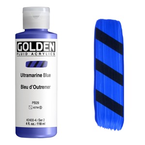 Golden Fluid Acrylics 4oz Ultramarine Blue