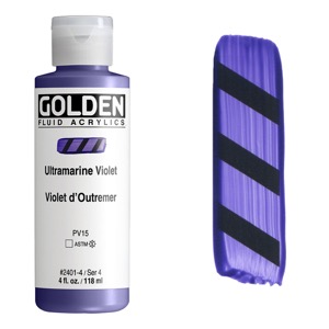 Golden Fluid Acrylics 4oz Ultramarine Violet