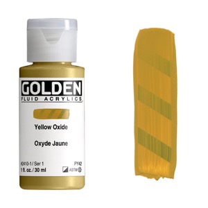 Golden Fluid Acrylics 1oz Yellow Oxide