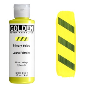 Golden Fluid Acrylics 4oz Primary Yellow