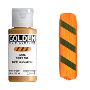 Golden Fluid Acrylics 1oz India Yellow Hue