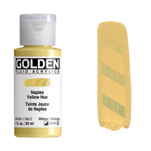 Golden Fluid Acrylics 1oz Naples Yellow Hue