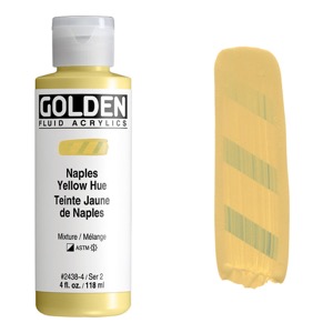 Golden Fluid Acrylics 4oz Naples Yellow Hue