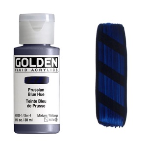 Golden Fluid Acrylics 1oz Prussian Blue Hue