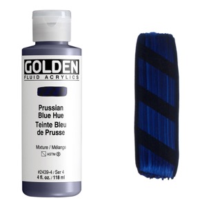 Golden Fluid Acrylics 4oz Prussian Blue Hue