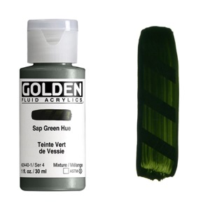 Golden Fluid Acrylics 1oz Sap Green Hue