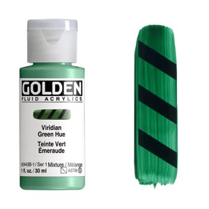 Golden Fluid Acrylics 1oz Viridian Green Hue