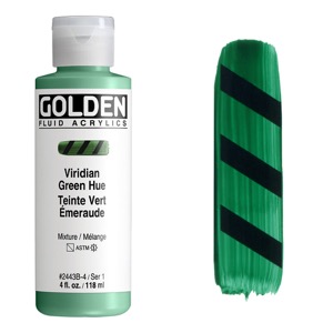 Golden Fluid Acrylics 4oz Viridian Green Hue