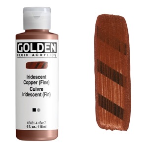 Golden Fluid Acrylics 4oz Iridescent Copper (Fine)