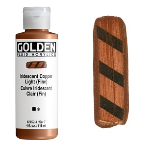 Golden Fluid Acrylics 4oz Iridescent Copper Light (Fine)