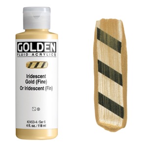 Golden Fluid Acrylics 4oz Iridescent Gold (Fine)