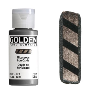 Golden Fluid Acrylics 1oz Micaceous Iron Oxide